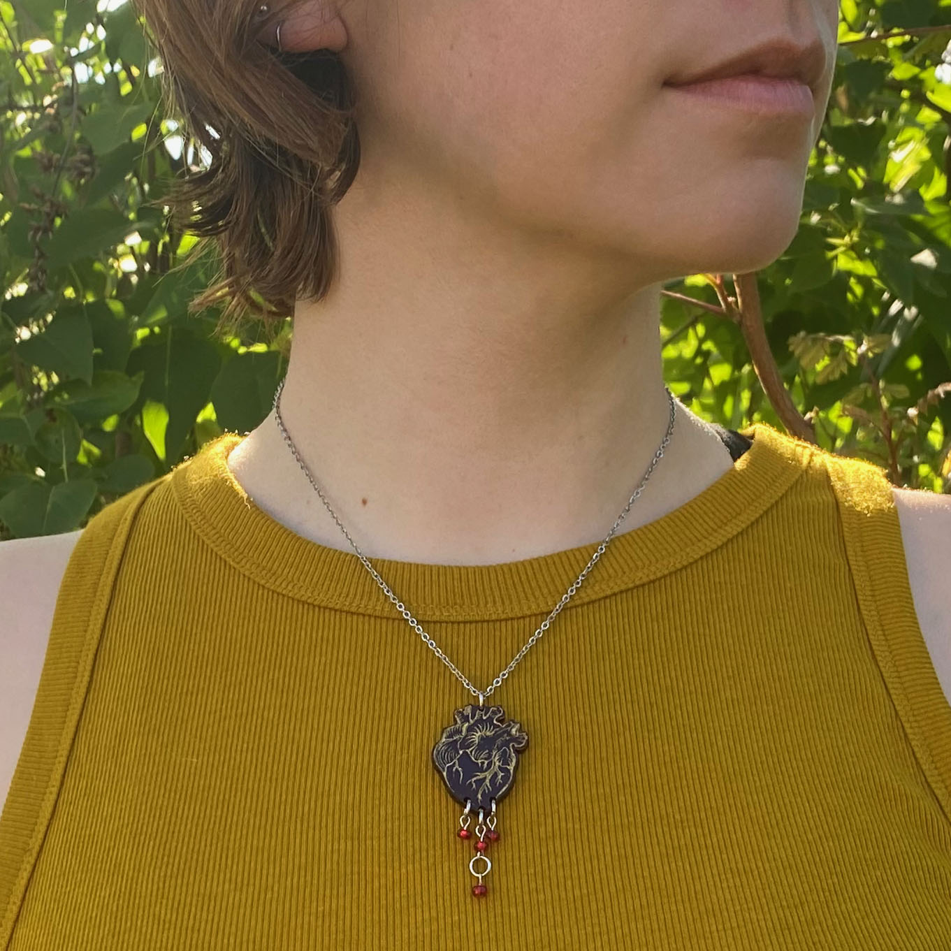 Anatomical Heart Necklace