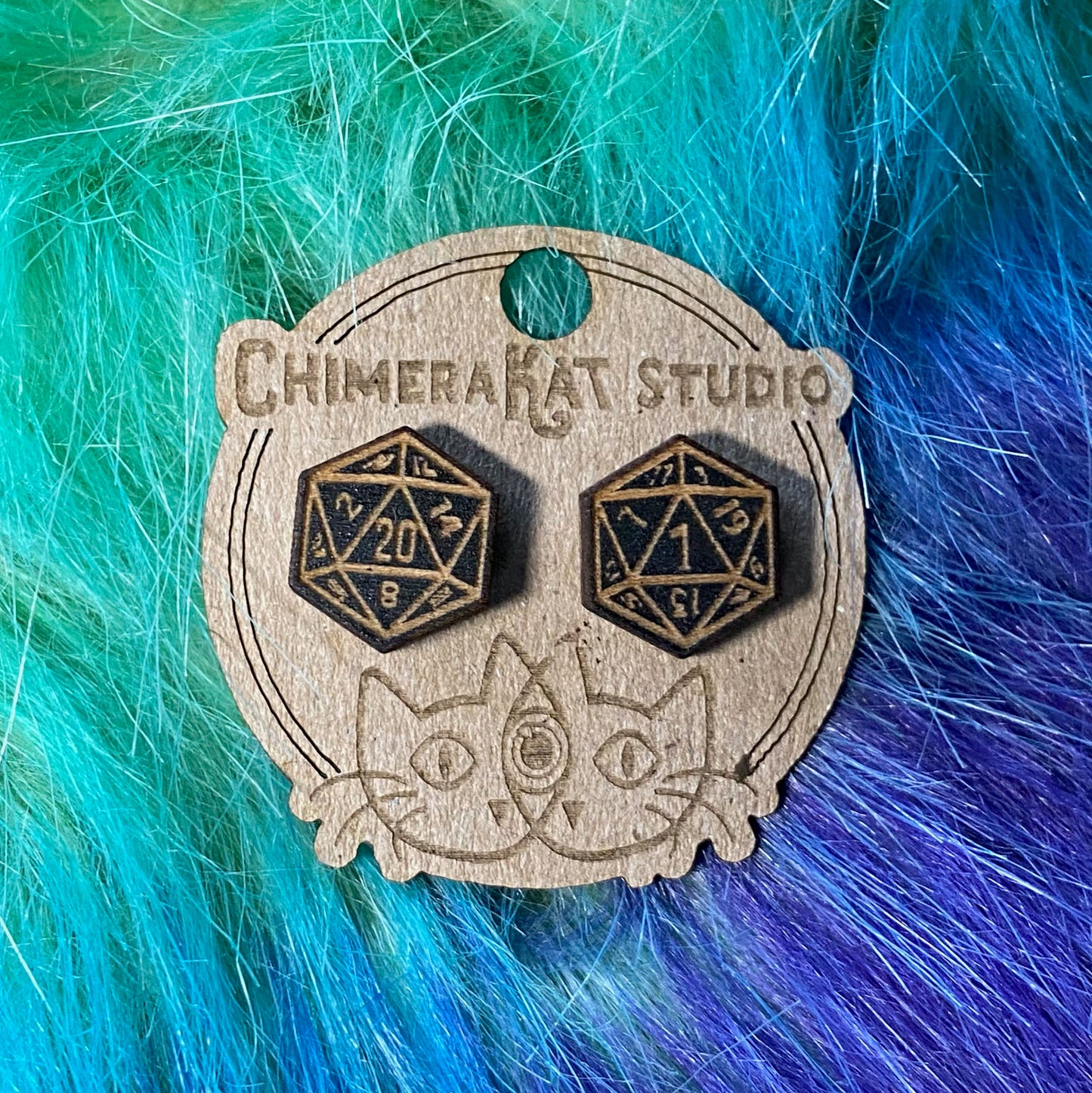 Adventure Dice Studs