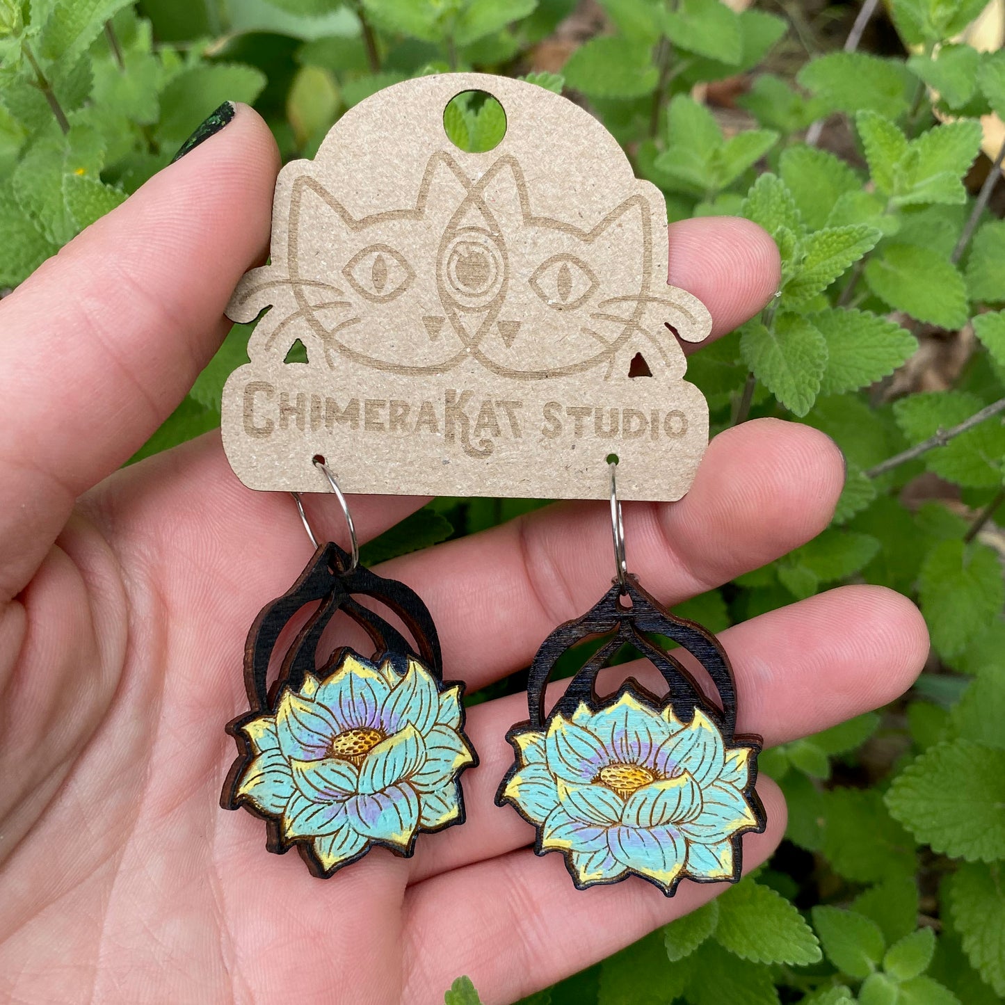 Lotus Earrings