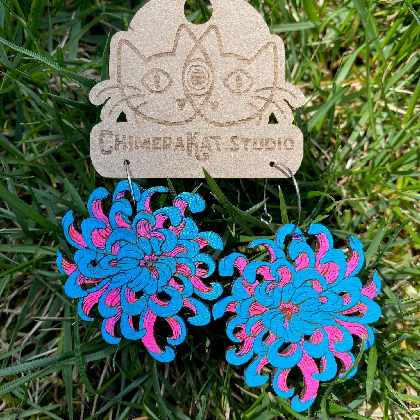 Chrysanthemum Earrings