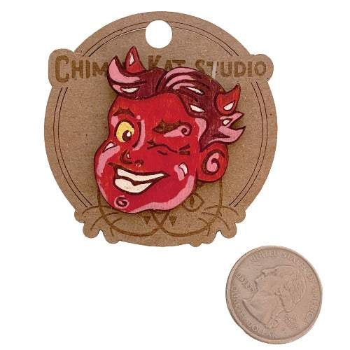 Cheeky Devil Pin