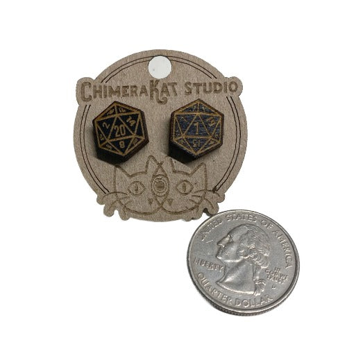 Adventure Dice Studs