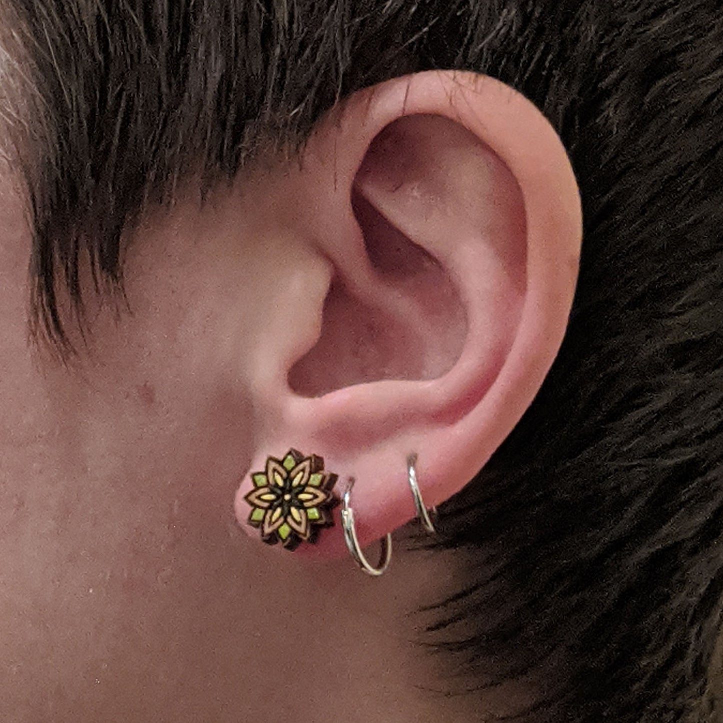 Floral Mandala Studs