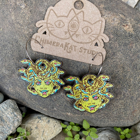 Gorgeous Gorgon Earrings