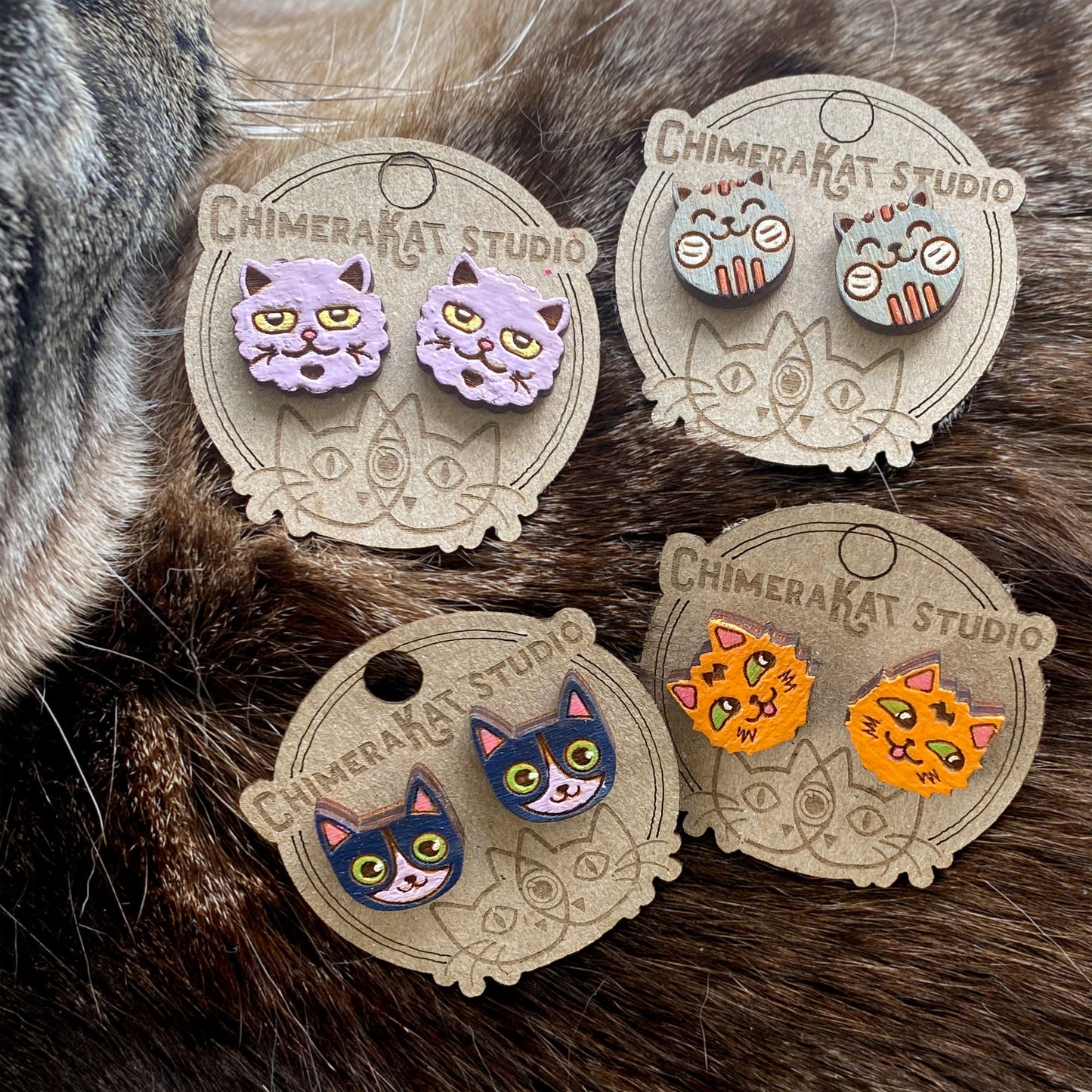 Kitty Studs