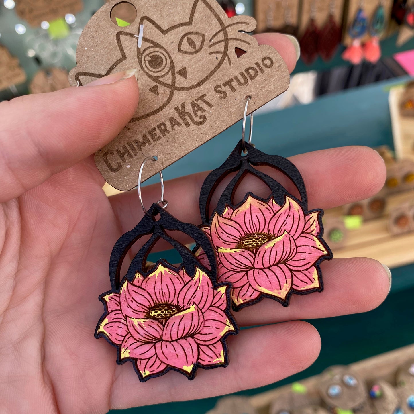 Lotus Earrings