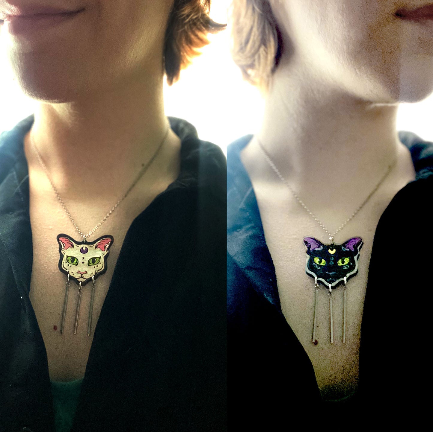 Moon Cat Necklace