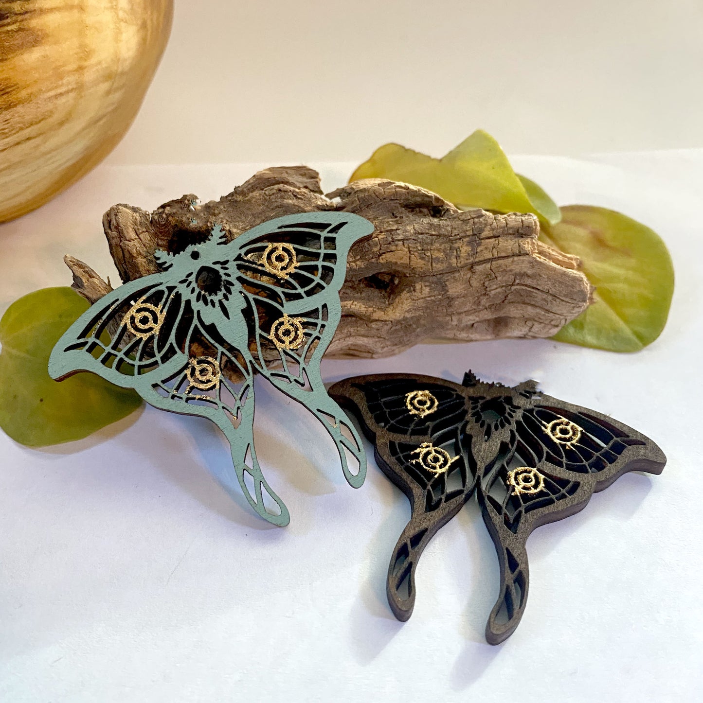 Luna Moth Earrings