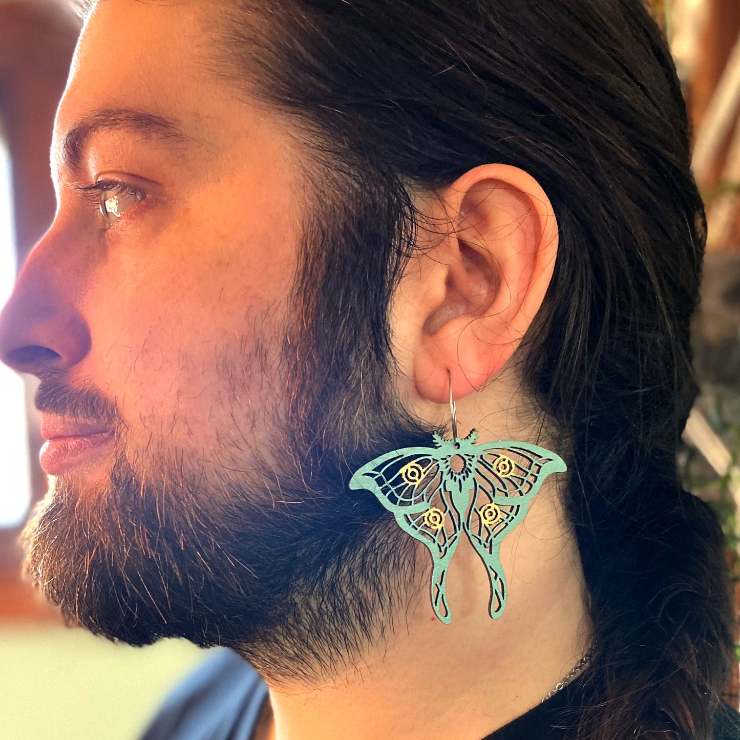 Luna Moth Earrings