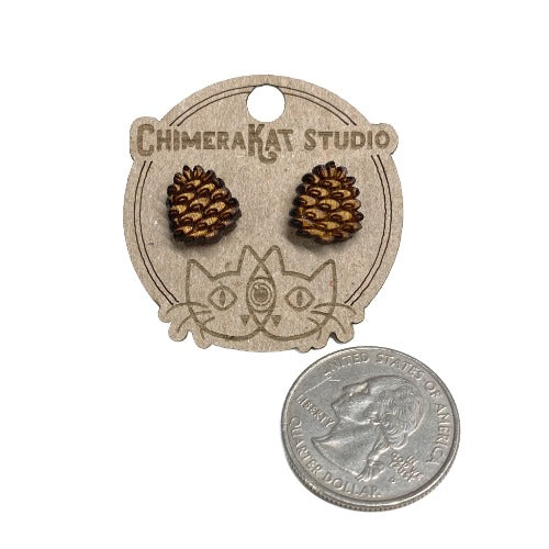 Pinecone Studs