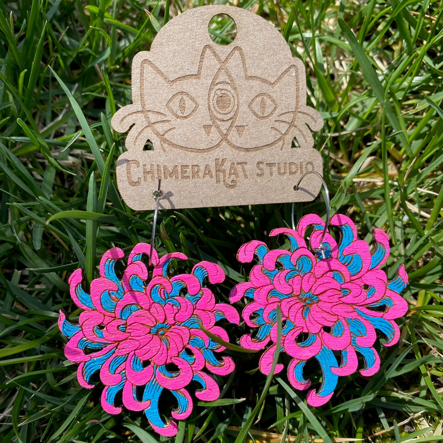 Chrysanthemum Earrings