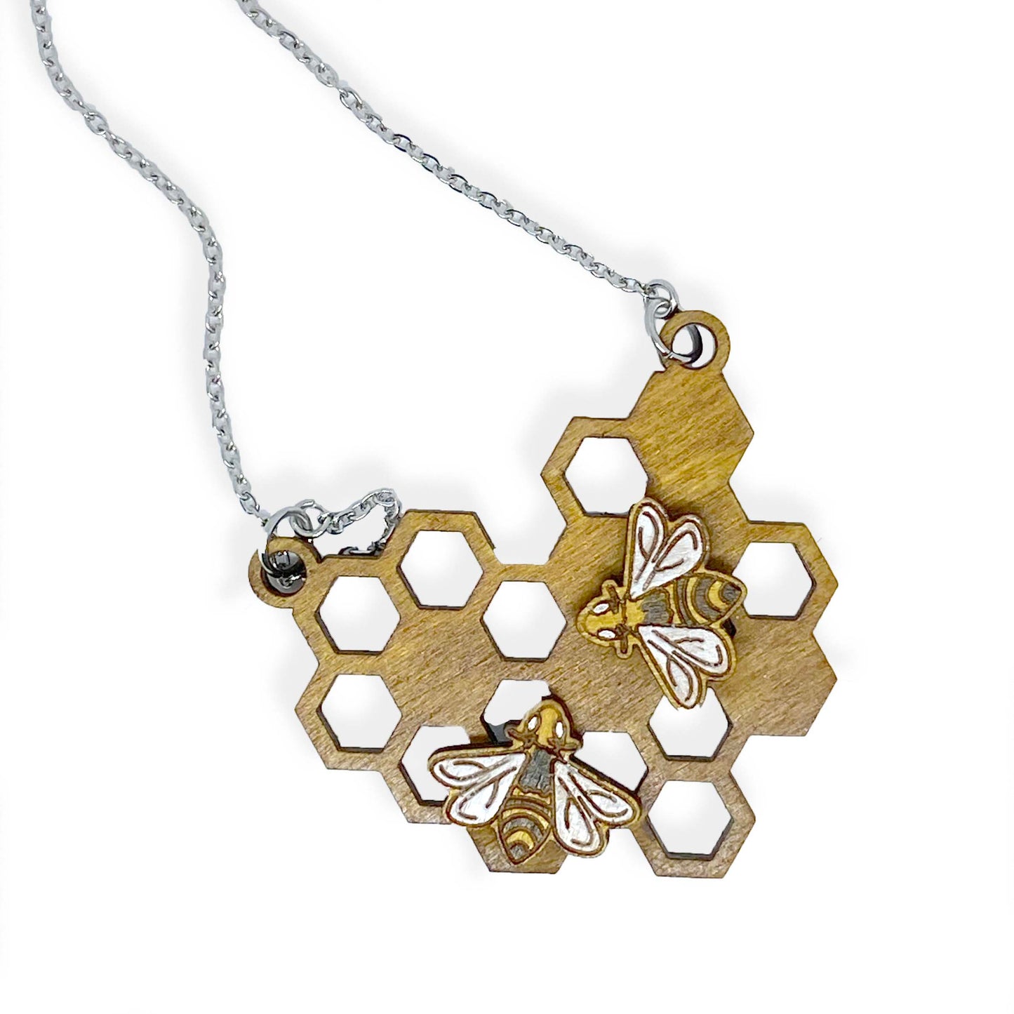 Bee Mine Honeycomb Necklace