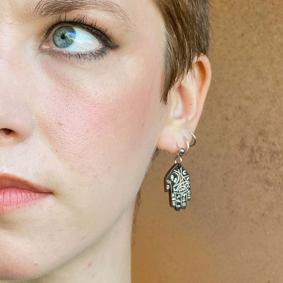 Hands of Fate Mini Earrings