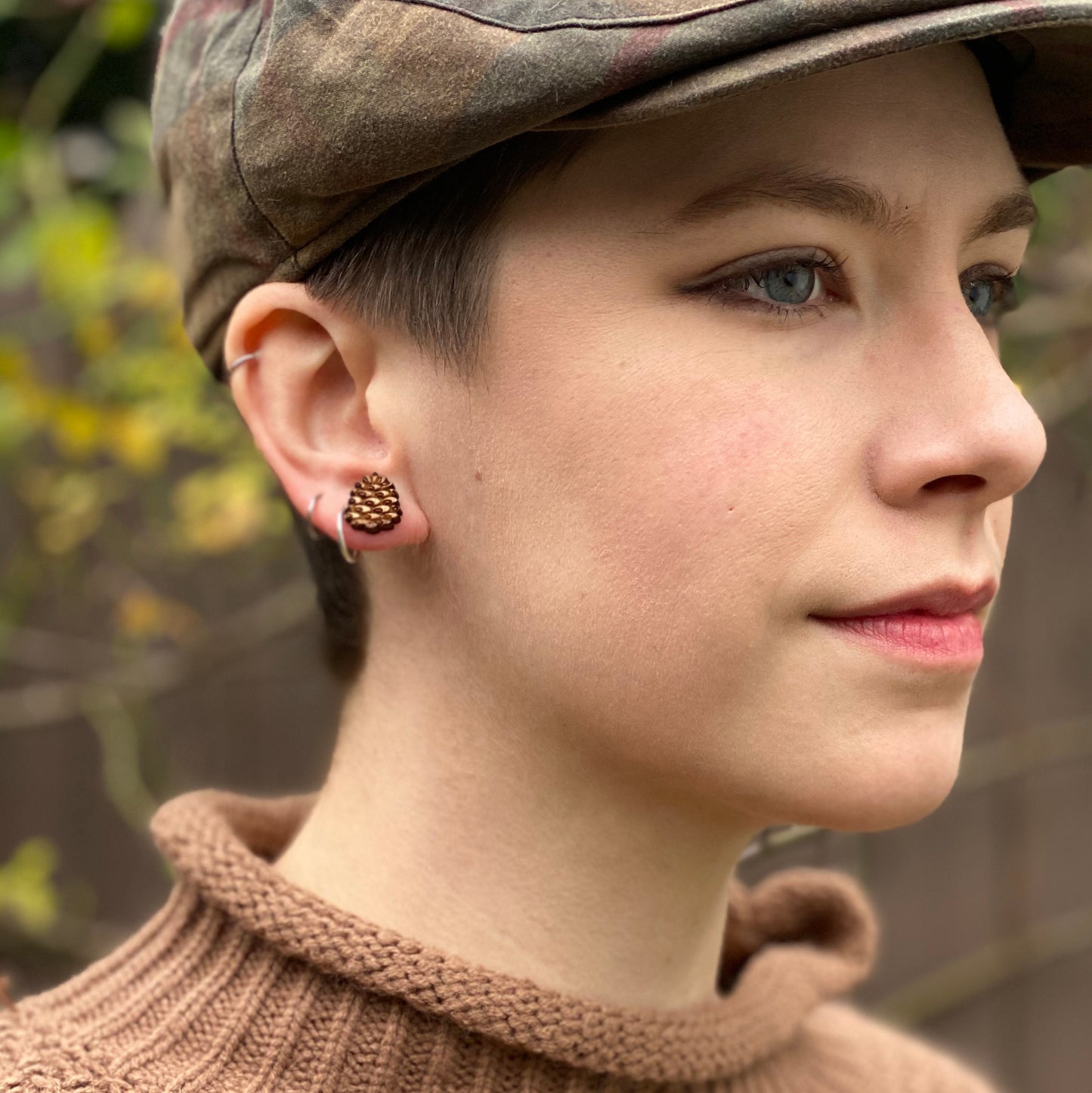 Pinecone Studs