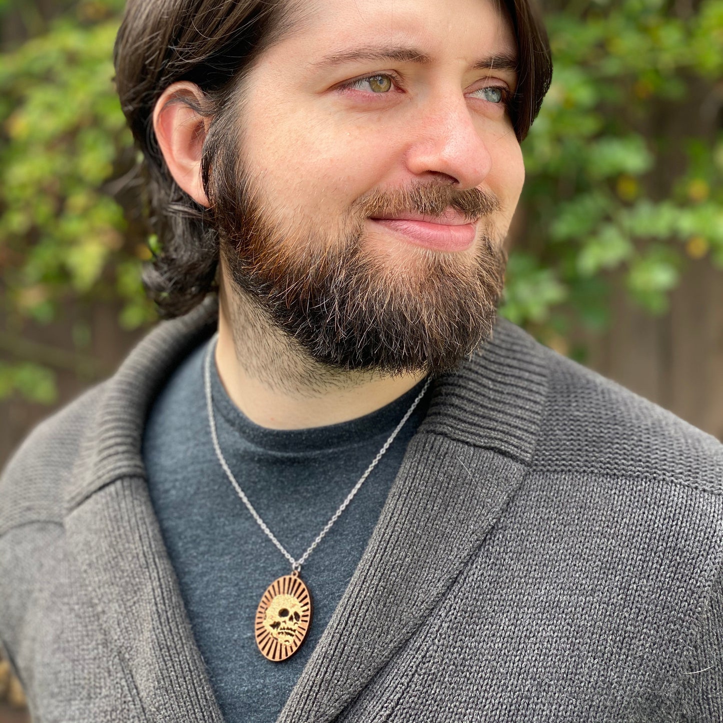 Golden Skull Necklace